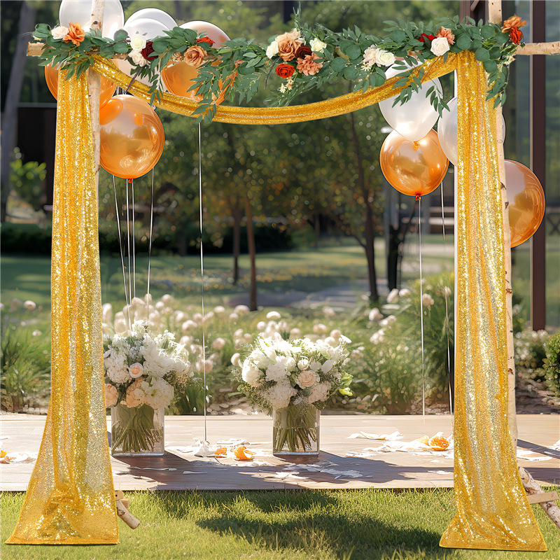 ผ้าตกแต่งซุ้มแต่งงาน, ผ้าม่านฉ - Sequin Fabric Panel บทวิจารณ์และราคา