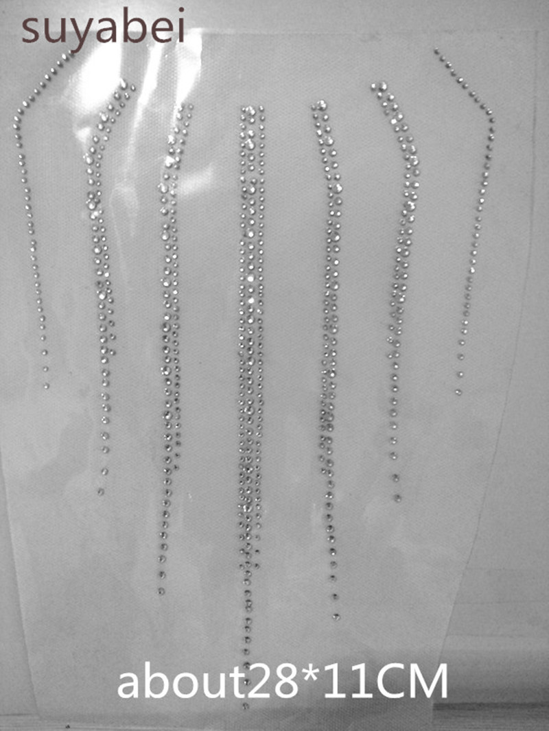 แพทช์ลายริ้นสโตนรูปน้ำตก 2 ชิ้ - Hotfix Rhinestone Sheet บทวิจารณ์และราคา