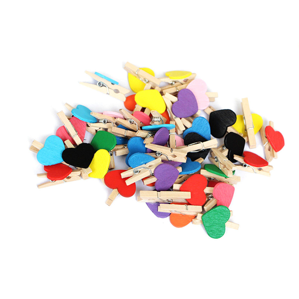 คลิปหนีบผ้าไม้ขนาดเล็ก 50 ชิ้น - Craft Embellishment บทวิจารณ์และราคา