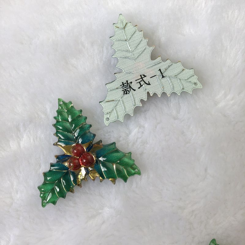 8PCS 40X41 มม.เรซิ่นคริสต์มาสใ - Embellishment Glue Craft บทวิจารณ์และราคา