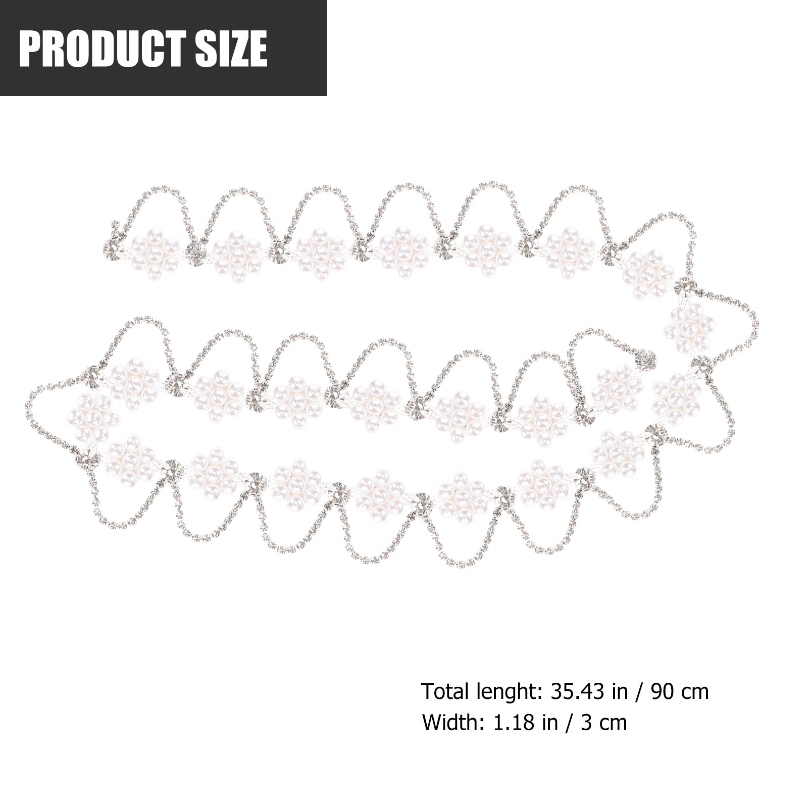 สายโซ่ประดับมุกและคริสตัลคุณภา - Craft Embellishment บทวิจารณ์และราคา