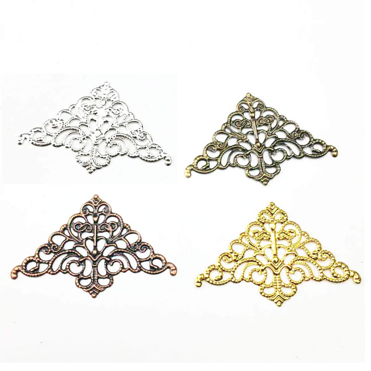200 ชิ้น ตัวเชื่อมแบบกลวงลายสา - Craft Embellishment บทวิจารณ์และราคา